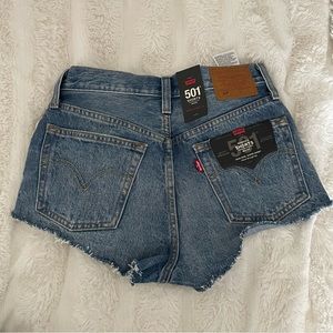 NWT levi’s micro 501 shorts